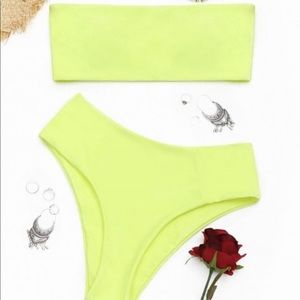 Neon swimming suit